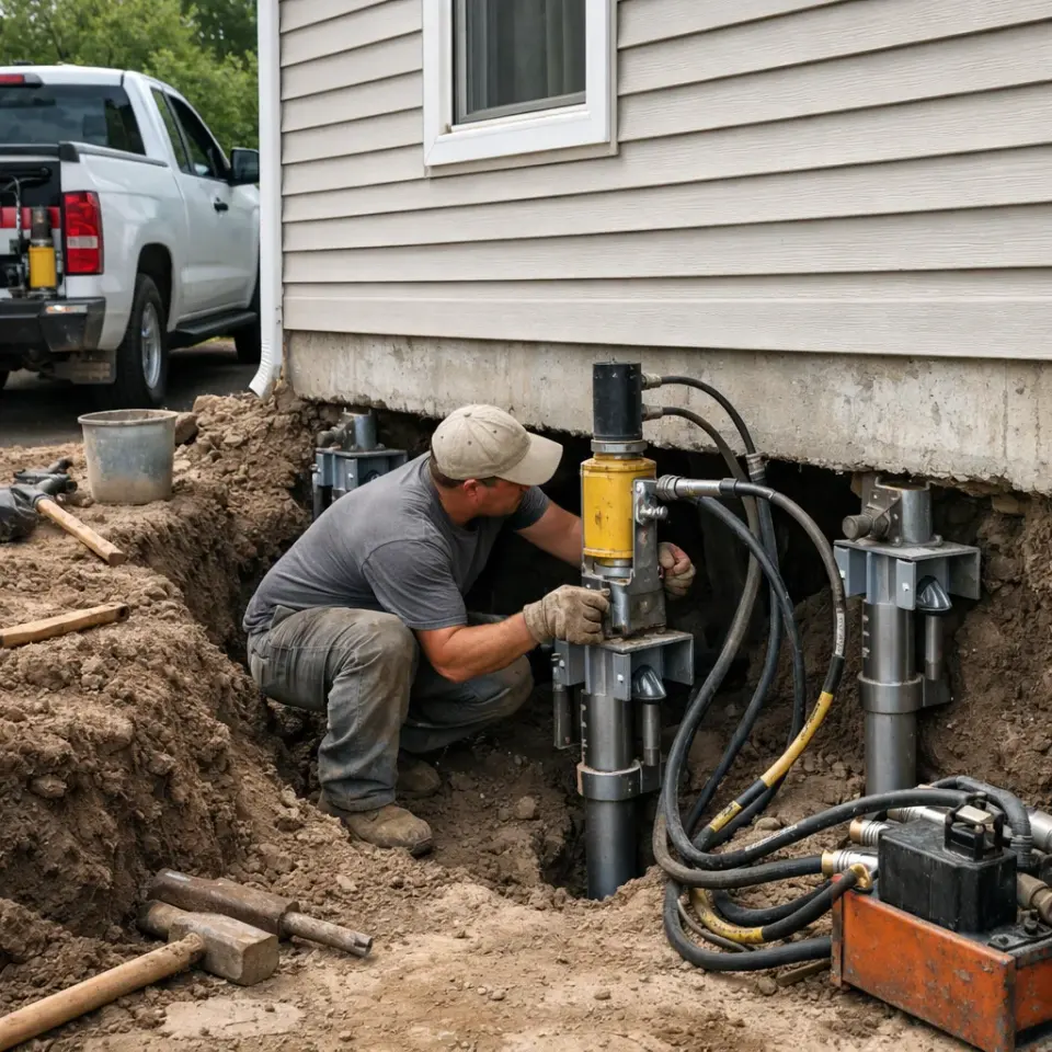 foundation repair Oak Point