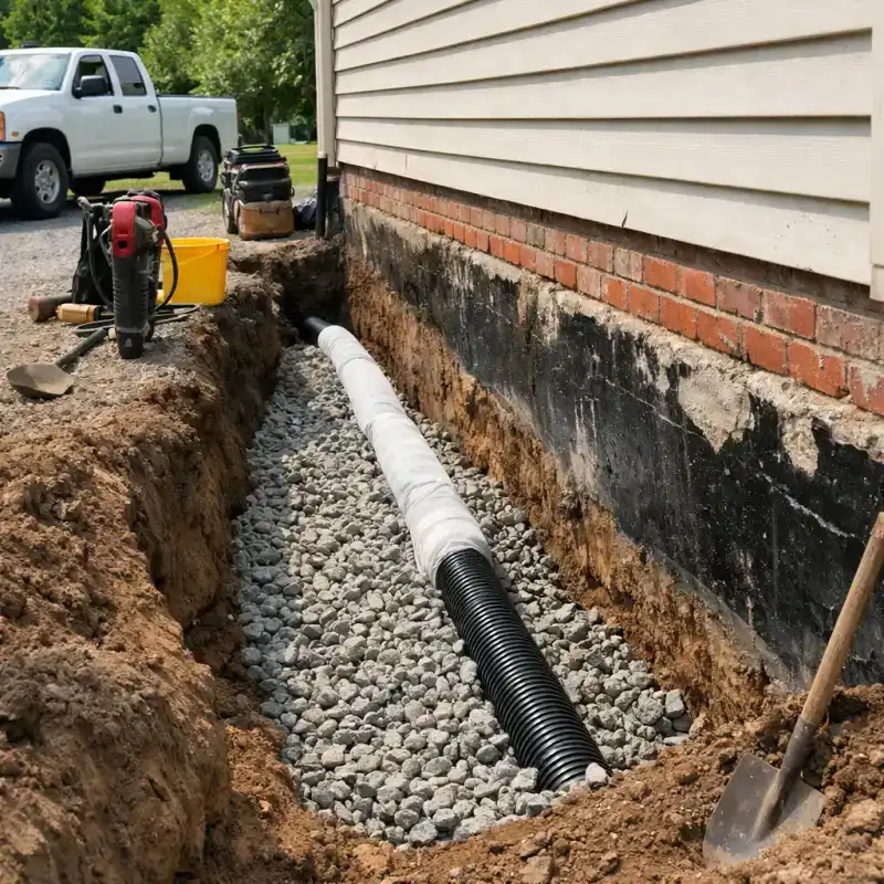 French Drain Frisco