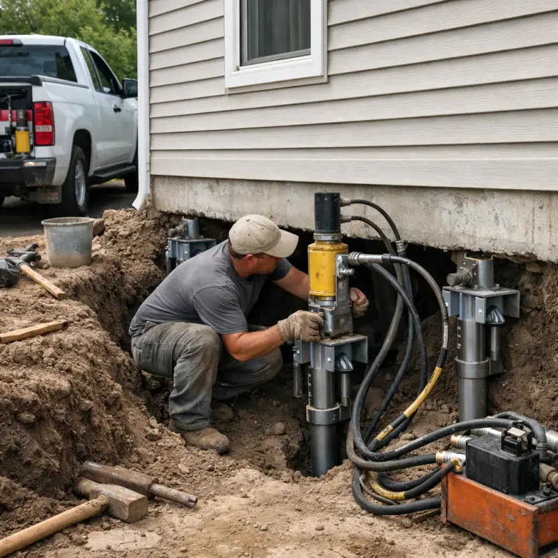 Helical Pier Installation Frisco
